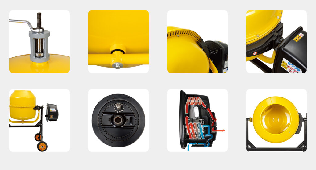 The Top 6 Electric Concrete Mixer For Your Better Choice 4 180L portable concrete mixer.
