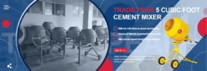 5.0 cubic concrete mixer