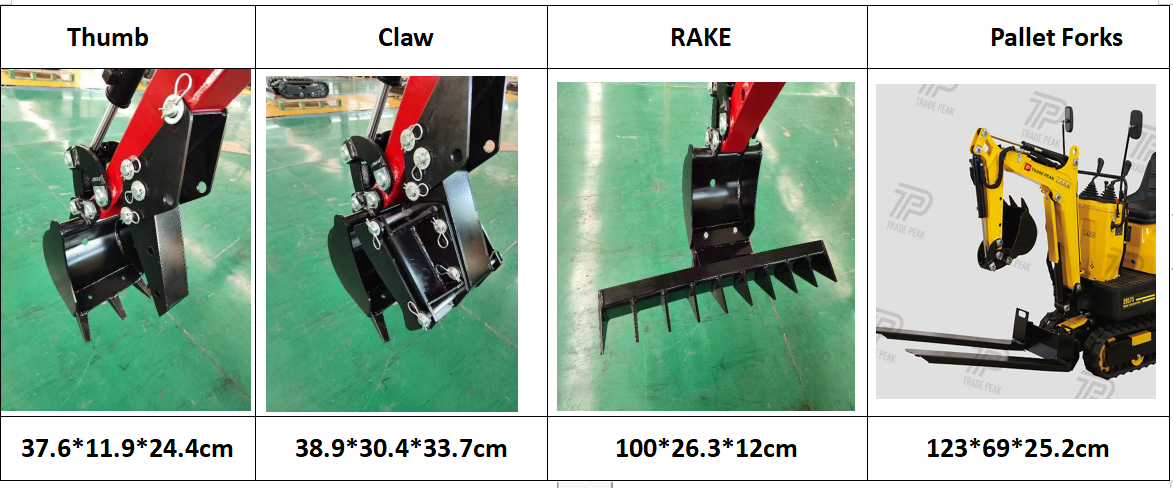 600KG The New Mini Format Qtp600&Qtp600 Plus Micro Excavator Mini Excavators 5 CE & EPA Certification 0.6 Ton Hydraulic Rubber Crawler Mini Digger Excavators Micro Crawler Excavators